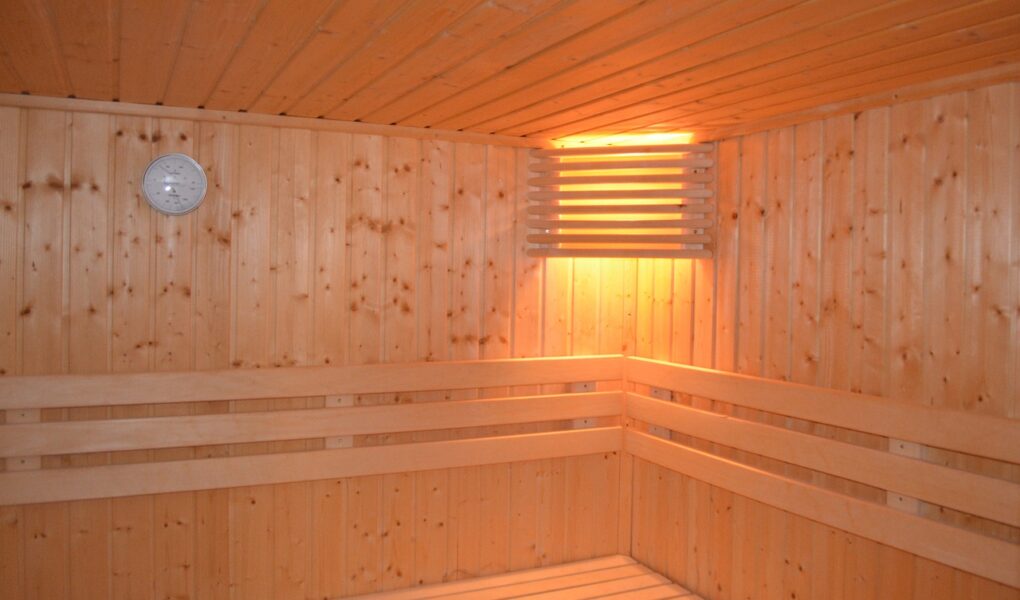 sauna, lamp, heat